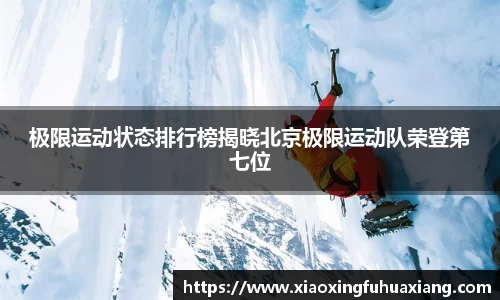 极限运动状态排行榜揭晓北京极限运动队荣登第七位